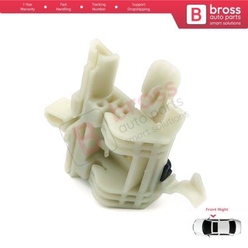 Power Window Regulator Repair Clips Front Right for Fiat 500 2007-On 2/3 Door Hatchback Cabrio Convertible 68070267AD