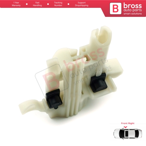 Power Window Regulator Repair Clips Front Right for Fiat 500 2007-On 2/3 Door Hatchback Cabrio Convertible 68070267AD