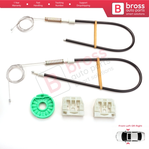 Window Regulator Repair Kit Front Left or Right for Maserati Quattroporte MK5 M139 2003-2012 84934200 84934000