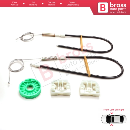 Window Regulator Repair Kit Front Left or Right for Maserati Quattroporte MK5 M139 2003-2012 84934200 84934000