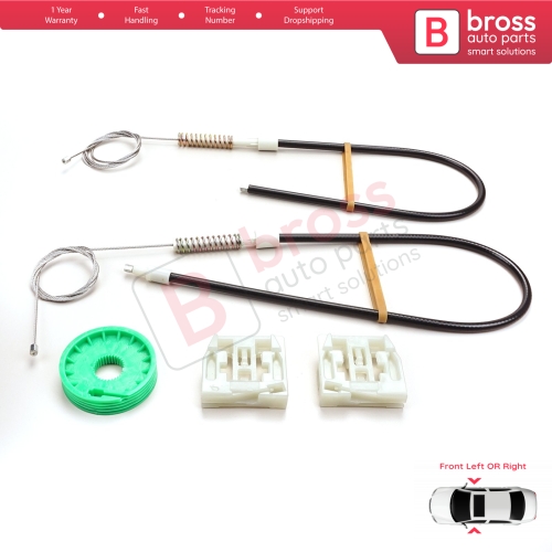 Window Regulator Repair Kit Front Left or Right for Maserati Quattroporte MK5 M139 2003-2012 84934200 84934000