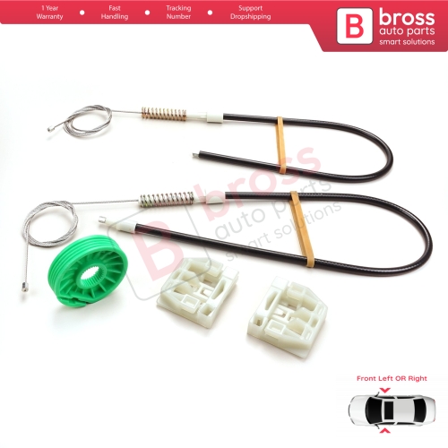 Window Regulator Repair Kit Front Left or Right for Maserati Quattroporte MK5 M139 2003-2012 84934200 84934000