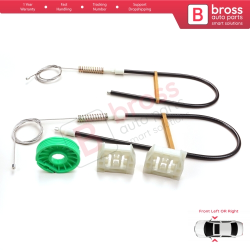 Window Regulator Repair Kit Front Left or Right for Maserati Quattroporte MK5 M139 2003-2012 84934200 84934000