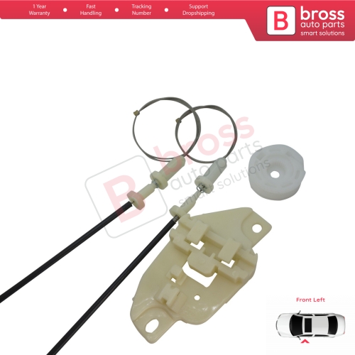 Power Window Regulator Repair Kit Front Left for Hyundai Starex H-1 Grand MK2 TQ 2007–2024 824034H010