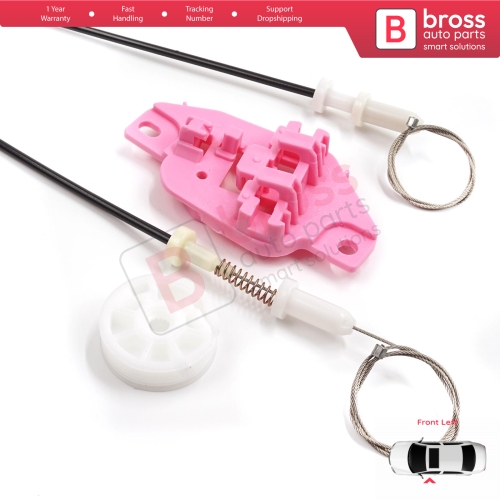 Power Window Regulator Repair Kit Front Left for Hyundai Starex H-1 Grand MK2 TQ 2007–2024 824034H010