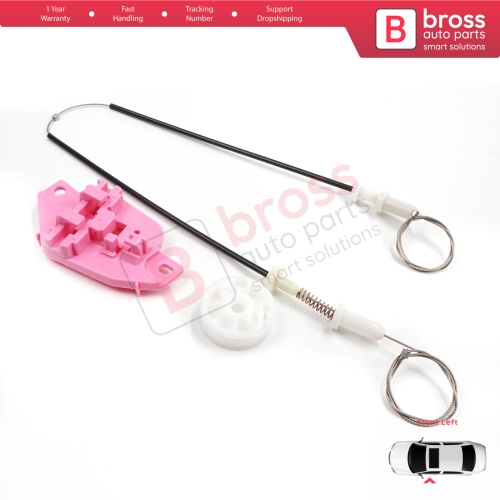 Power Window Regulator Repair Kit Front Left for Hyundai Starex H-1 Grand MK2 TQ 2007–2024 824034H010