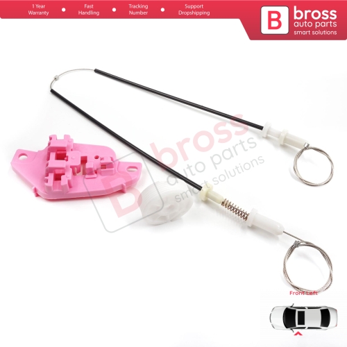 Power Window Regulator Repair Kit Front Left for Hyundai Starex H-1 Grand MK2 TQ 2007–2024 824034H010