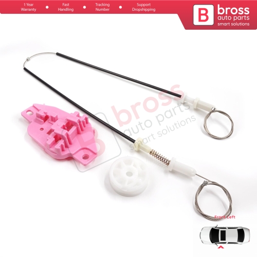 Power Window Regulator Repair Kit Front Left for Hyundai Starex H-1 Grand MK2 TQ 2007–2024 824034H010