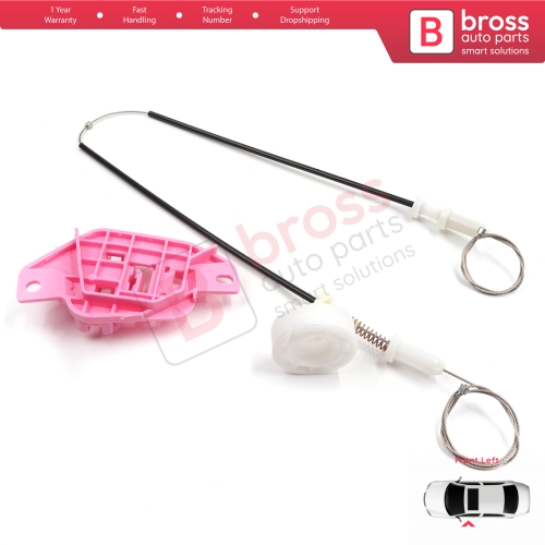 Power Window Regulator Repair Kit Front Left for Hyundai Starex H-1 Grand MK2 TQ 2007–2024 824034H010