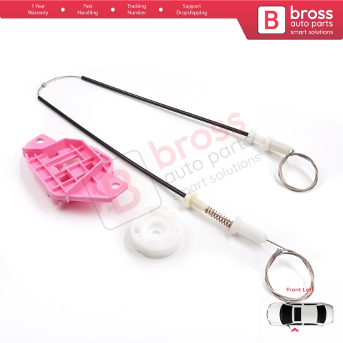 Power Window Regulator Repair Kit Front Left for Hyundai Starex H-1 Grand MK2 TQ 2007–2024 824034H010