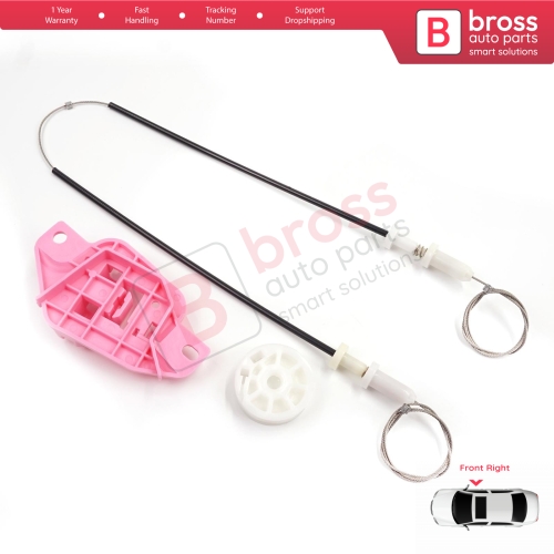 Power Window Regulator Repair Kit Front Right for Hyundai Starex H-1 Grand MK2 TQ 2007–2024 824044H010