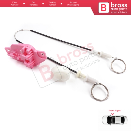 Power Window Regulator Repair Kit Front Right for Hyundai Starex H-1 Grand MK2 TQ 2007–2024 824044H010