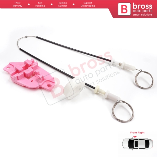 Power Window Regulator Repair Kit Front Right for Hyundai Starex H-1 Grand MK2 TQ 2007–2024 824044H010