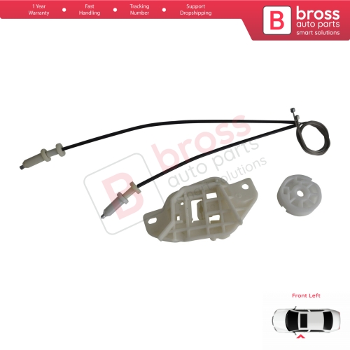 Power Window Regulator Repair Kit Front Left for Hyundai Starex H-1 MK1 A1 1997-2007 824034A010