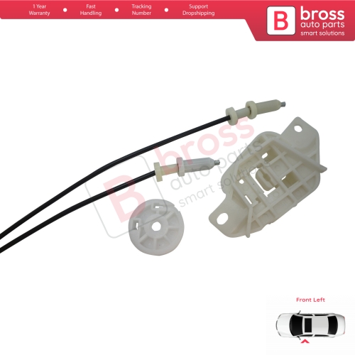 Power Window Regulator Repair Kit Front Left for Hyundai Starex H-1 MK1 A1 1997-2007 824034A010
