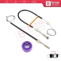Window Regulator Repair Kit Rear Right for VW Phaeton 3D MK1 2002-2016 SWB Short Wheelbase 3D4839756