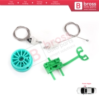 Power Window Regulator Repair Set Front Right Door for Fiat Punto MK2 188 188AX 1999-2005 3/5 Door 0046536311