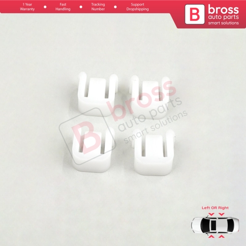 Window Regulator Guide Bracket Fixer Clips for VW Polo Classic 6V2 Caddy MK2 Cordoba Vario Ibiza Inca 6K Octavia 1U