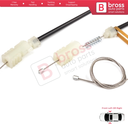 Power Window Regulator Repair Set Front Door for Nissan Pathfinder MK3 R51 2004-2015 80701-4X01C