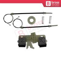 Window Regulator Repair Set Front Left 8A61A045H17AF 8A61A23201 for Ford Fiesta MK6 2008-2012 Pre Facelifted