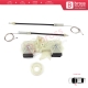 Power Window Regulator Repair Set Front Left for Ford Fiesta MK6 CB1 CCN JA8 JR8 2008-2017 4/5 Door 1573811
