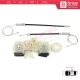 Power Window Regulator Repair Set Rear Right for Ford Fiesta MK6 CB1 CCN JA8 JR8 2008-2017 4/5 Door 1567309