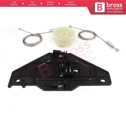 Power Window Regulator Repair Set Front Right for Peugeot Partner Citroen Berlingo MK2 B9 2008-2018 Tepee Multispace 9222EQ