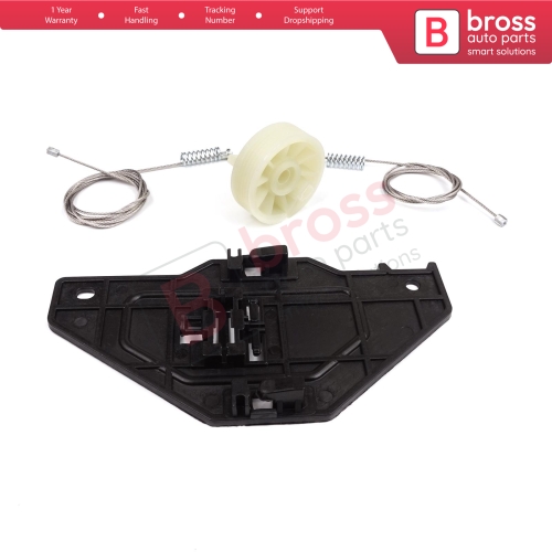 Power Window Regulator Repair Set Front Right for Peugeot Partner Citroen Berlingo MK2 B9 2008-2018 Tepee Multispace 9222EQ