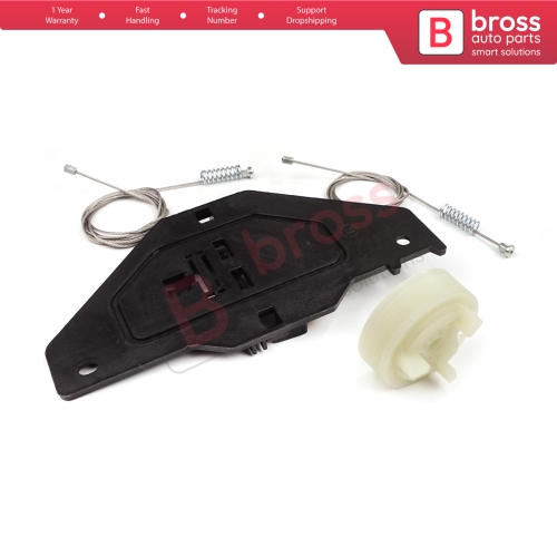 Power Window Regulator Repair Set Front Right for Peugeot Partner Citroen Berlingo MK2 B9 2008-2018 Tepee Multispace 9222EQ