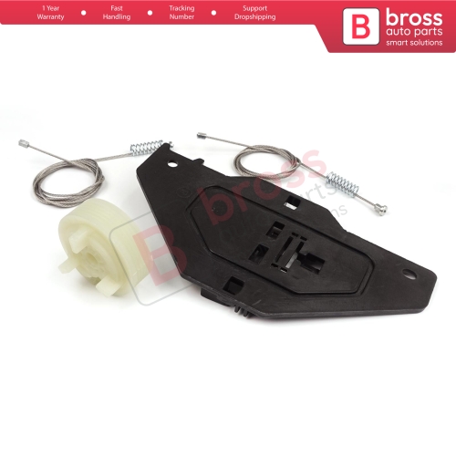 Power Window Regulator Repair Set Front Right for Peugeot Partner Citroen Berlingo MK2 B9 2008-2018 Tepee Multispace 9222EQ