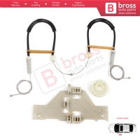 Power Window Regulator Repair Set Front Left for Citroen C4 MK1 LC LR 2004-2014 4/5 Door 9221V1