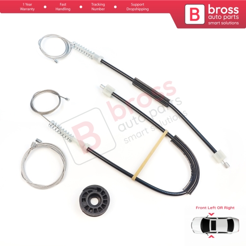 Power Window Regulator Repair Set Front Left or Right for Mercedes V-Class Vito W447 2014-2024 A4477204000