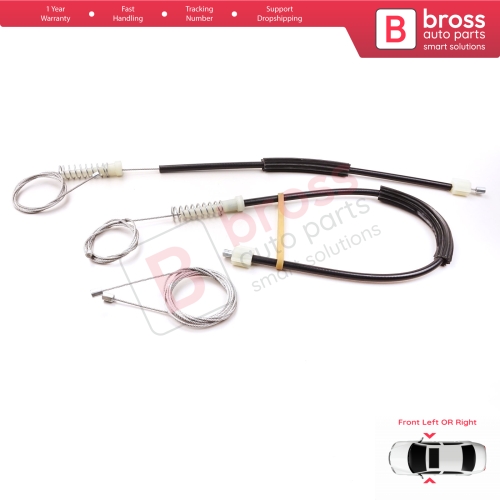 Power Window Regulator Repair Set Front Left or Right for Mercedes V-Class Vito W447 2014-2024 A4477204000