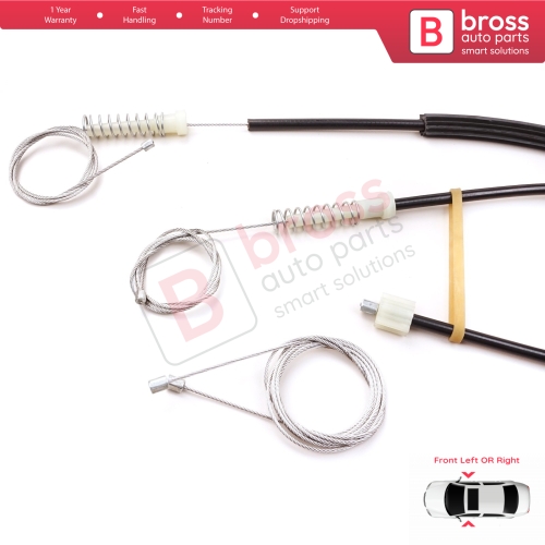 Power Window Regulator Repair Set Front Left or Right for Mercedes V-Class Vito W447 2014-2024 A4477204000