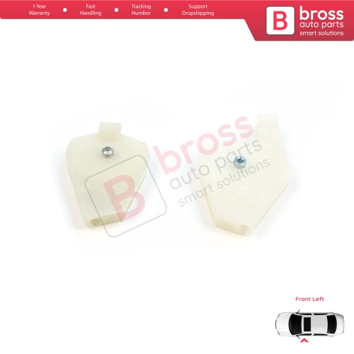 Front Left Window Regulator Repair Corner Cable Roller Pulley Clips Pin Sets for Fiat Doblo MK1 MPV Van 119 223 2001-2010 51718404