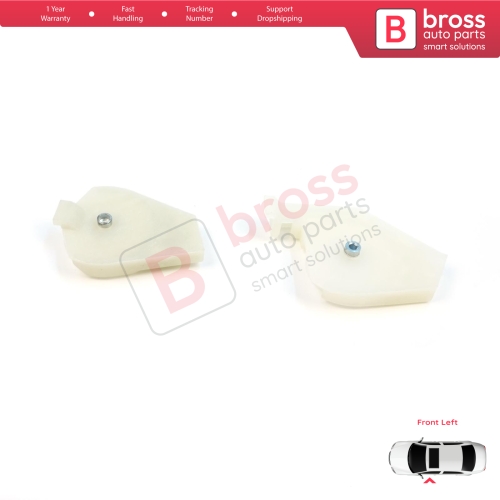 Front Left Window Regulator Repair Corner Cable Roller Pulley Clips Pin Sets for Fiat Doblo MK1 MPV Van 119 223 2001-2010 51718404