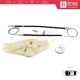 Window Regulator Repair Set Front Left Door for Toyota Corolla E10 AE100 E100 1991-1999 3/4/5 Door 6980212140