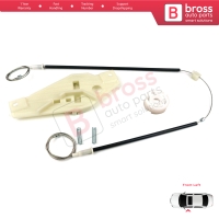 Window Regulator Repair Set Front Left Door for Toyota Corolla E10 AE100 E100 1991-1999 3/4/5 Door 6980212140