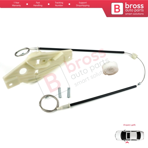 Window Regulator Repair Set Front Left Door for Toyota Corolla E10 AE100 E100 1991-1999 3/4/5 Door 6980212140