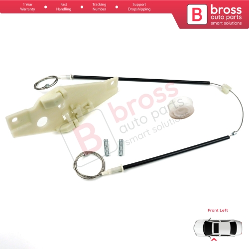 Window Regulator Repair Set Front Left Door for Toyota Corolla E10 AE100 E100 1991-1999 3/4/5 Door 6980212140