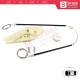 Window Regulator Repair Set Front Left Door for Toyota Corolla E10 AE100 E100 1991-1999 3/4/5 Door 6980212140