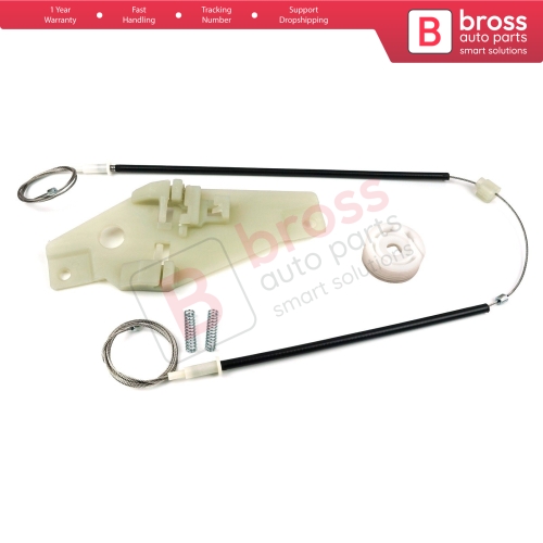 Window Regulator Repair Set Front Right Door for Toyota Corolla E10 AE100 E100 1991-1999 3/4/5 Door 6981002051