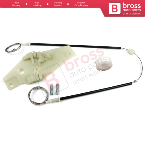 Window Regulator Repair Set Front Right Door for Toyota Corolla E10 AE100 E100 1991-1999 3/4/5 Door 6981002051