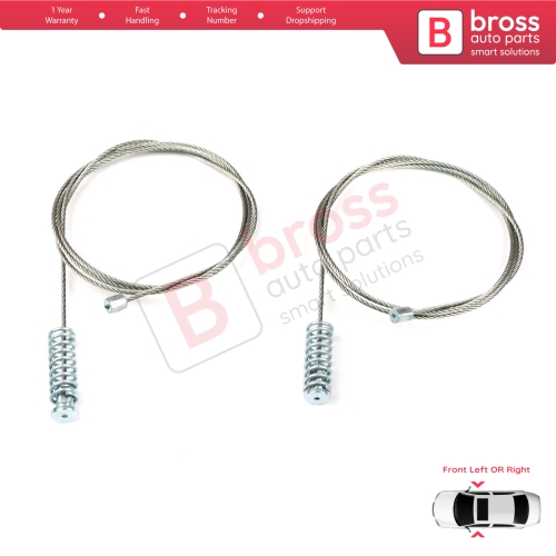 Window Regulator Repair Set Front Door for Peugeot 208 MK1 A9 CA CC 2012-2020 5-Door 9806088180