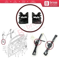 Window Lifter Regulator Clips Bracket Set Front Door 8V4837461 8V4837462 for Audi A3 S3 8V MK3