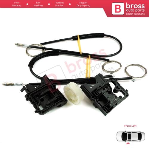 Window Regulator Repair Kit Front Left for Audi A3 S3 MK3 8V 2012-2021 4/5 Door 8V4837461