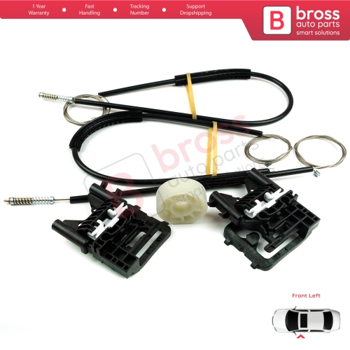 Window Regulator Repair Kit Front Left for Audi A3 S3 MK3 8V 2012-2021 4/5 Door 8V4837461