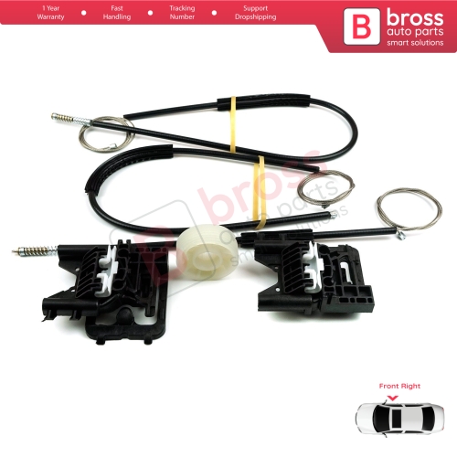 Window Regulator Repair Kit Front Right for Audi A3 S3 MK3 8V 2012-2021 4/5 Door 8V4837462