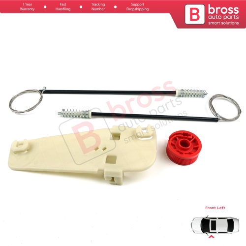 Window Regulator Repair Set Front Left Door for Jeep Grand Cherokee MK2 WJ WG 1998-2005 55076467AB