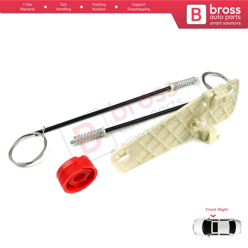 Window Regulator Repair Set Front Right Door for Jeep Grand Cherokee MK2 WJ WG 1998-2005 55076466AB